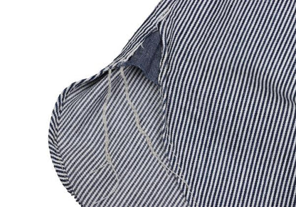 COMME des GARCONS HOMME Hickory Stripe Shirt Blue Size XS