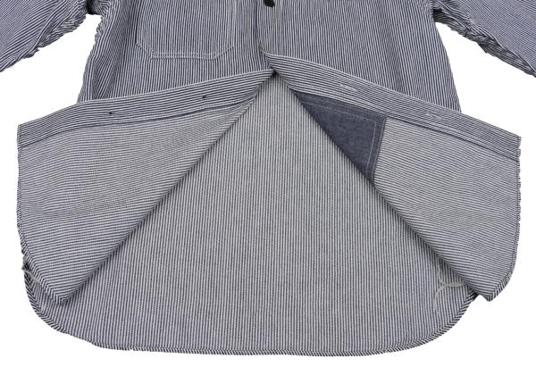 COMME des GARCONS HOMME Hickory Stripe Shirt Blue Size XS