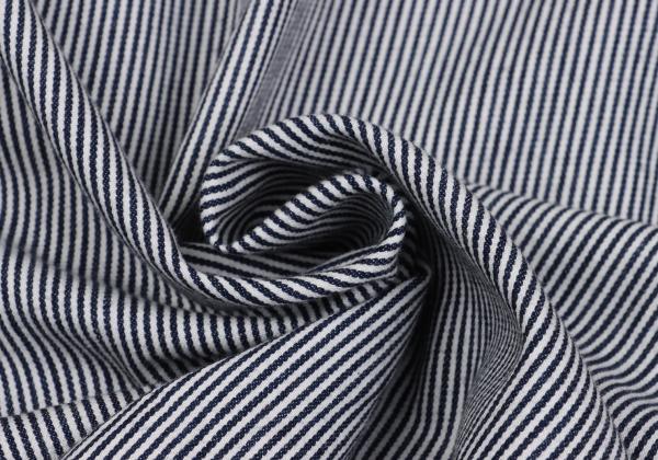 COMME des GARCONS HOMME Hickory Stripe Shirt Blue Size XS