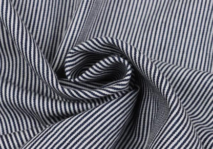 COMME des GARCONS HOMME Hickory Stripe Shirt Blue Size XS