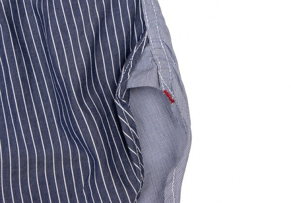 COMME des GARCONS HOMME Back Panel Stripe Shirt Blue Size XS