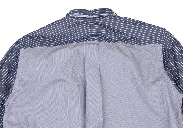 COMME des GARCONS HOMME Back Panel Stripe Shirt Blue Size XS