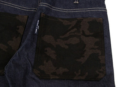 COMME des GARCONS HOMME Camo Pocket Denim Indigo Size XS