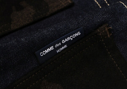 COMME des GARCONS HOMME Camo Pocket Denim Indigo Size XS