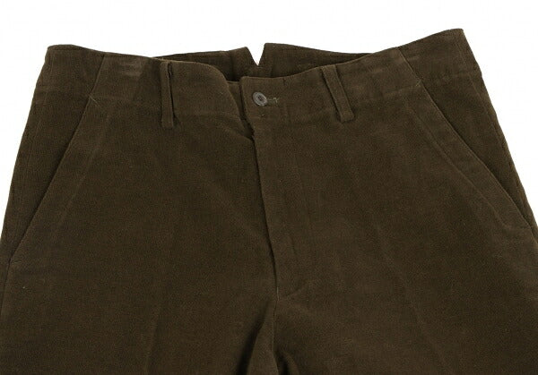 ISSEY MIYAKE MEN Khaki Stretch Cotton Tapered Pants Size 2