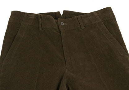 ISSEY MIYAKE MEN Khaki Stretch Cotton Tapered Pants Size 2