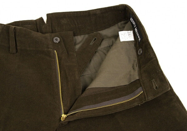 ISSEY MIYAKE MEN Khaki Stretch Cotton Tapered Pants Size 2