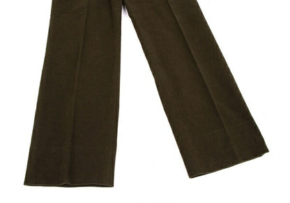 ISSEY MIYAKE MEN Khaki Stretch Cotton Tapered Pants Size 2