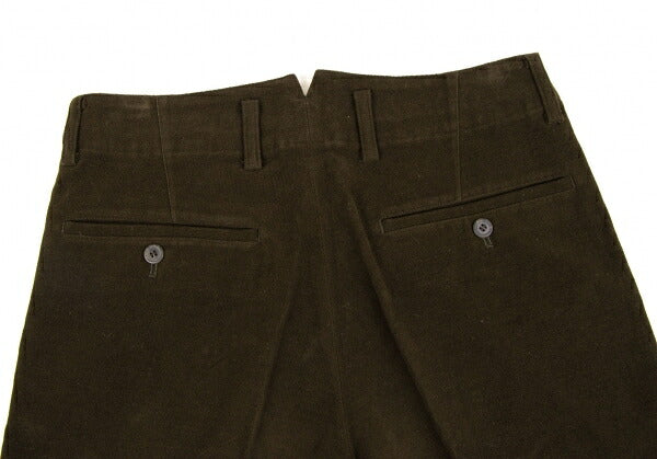ISSEY MIYAKE MEN Khaki Stretch Cotton Tapered Pants Size 2