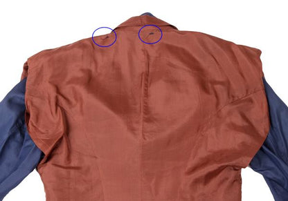 COMME des GARCONS Silk Layered Shirt Jacket Brown Size M