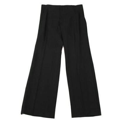 Jean Paul GAULTIER FEMME Wool Rayon Side Pants Black Size 40