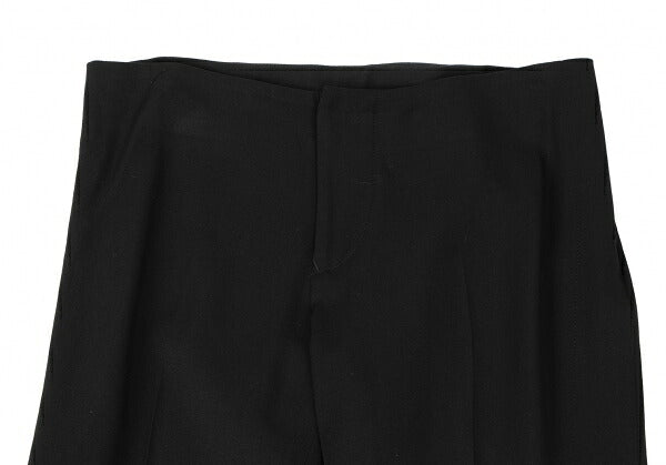 Jean Paul GAULTIER FEMME Wool Rayon Side Pants Black Size 40