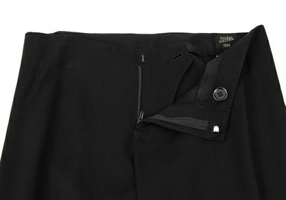 Jean Paul GAULTIER FEMME Wool Rayon Side Pants Black Size 40