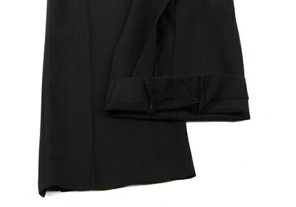 Jean Paul GAULTIER FEMME Wool Rayon Side Pants Black Size 40