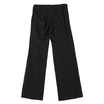 Jean Paul GAULTIER FEMME Wool Rayon Side Pants Black Size 40