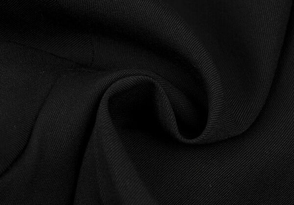Jean Paul GAULTIER FEMME Wool Rayon Side Pants Black Size 40