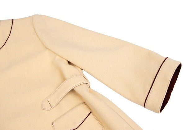 Jean Paul GAULTIER FEMME Angora Wool Coat Beige Size 40