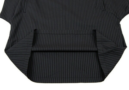 LIMI feu Wool Stripe Tunic Black Navy Blouse Size S