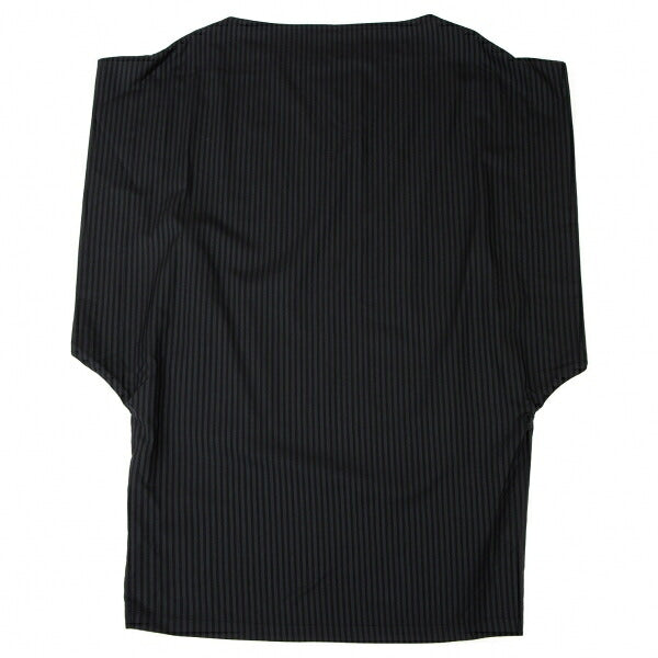 LIMI feu Wool Stripe Tunic Black Navy Blouse Size S