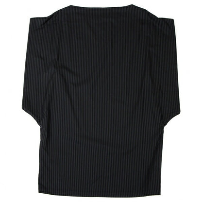 LIMI feu Wool Stripe Tunic Black Navy Blouse Size S