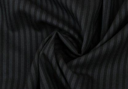 LIMI feu Wool Stripe Tunic Black Navy Blouse Size S