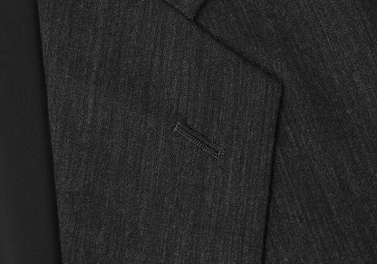 ISSEY MIYAKE MEN 2-Button Wool Jacket Charcoal Size L