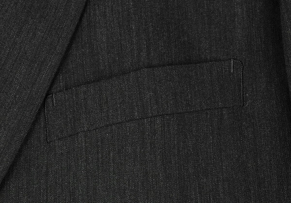 ISSEY MIYAKE MEN 2-Button Wool Jacket Charcoal Size L