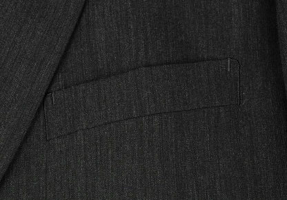 ISSEY MIYAKE MEN 2-Button Wool Jacket Charcoal Size L