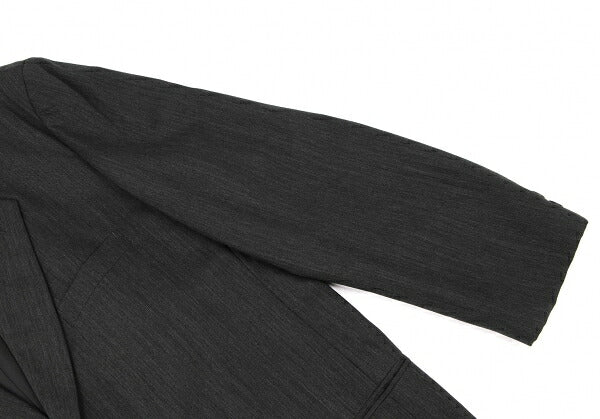 ISSEY MIYAKE MEN 2-Button Wool Jacket Charcoal Size L