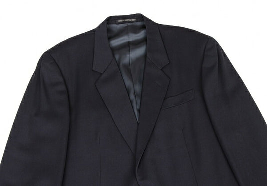 Y's for men Wool Gabardine 2B Blazer Navy Size L