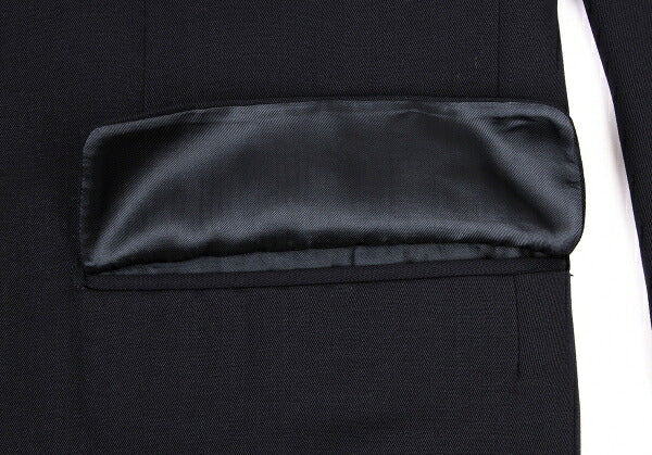 Y's for men Wool Gabardine 2B Blazer Navy Size L