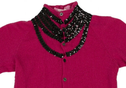 JUNYA WATANABE MAN PINK CDG Sequined Cardigan Pink Size S