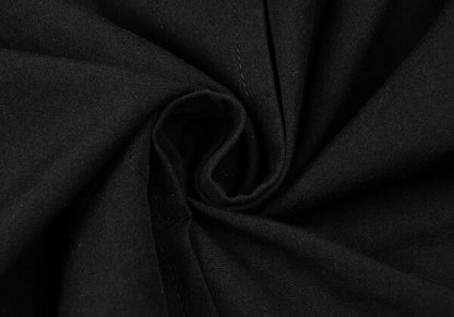 Y's Cotton Buttonless Jacket Black Size 3