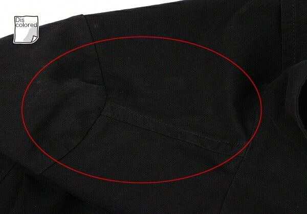 Y's Cotton Buttonless Jacket Black Size 3