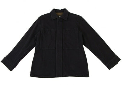 Y's Cotton Fly Front Sweat Jacket Black Size 3