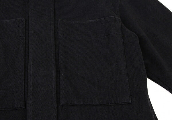 Y's Cotton Fly Front Sweat Jacket Black Size 3