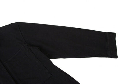 Y's Cotton Fly Front Sweat Jacket Black Size 3