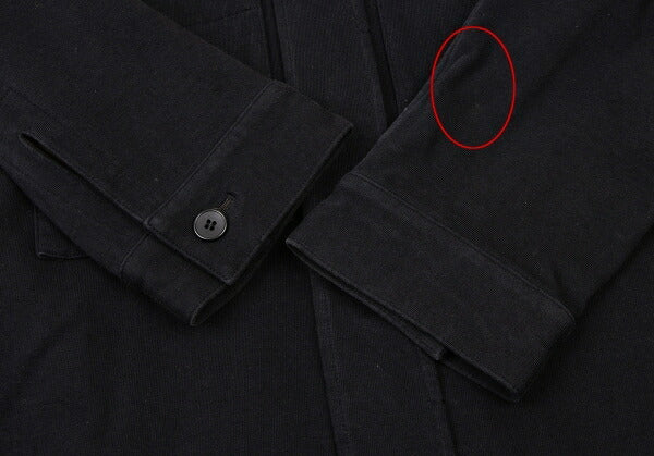 Y's Cotton Fly Front Sweat Jacket Black Size 3