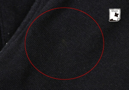 Y's Cotton Fly Front Sweat Jacket Black Size 3