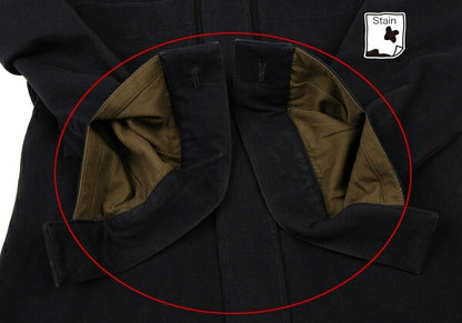 Y's Cotton Fly Front Sweat Jacket Black Size 3