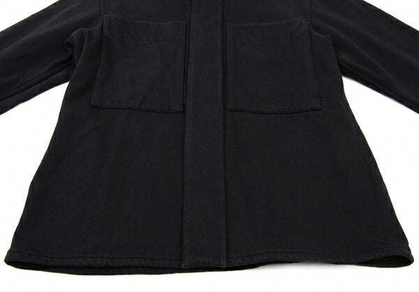 Y's Cotton Fly Front Sweat Jacket Black Size 3