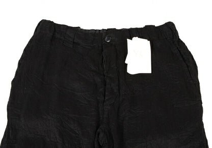 Y's for men Rayon Linen Washer Cargo Pants Black Size 3