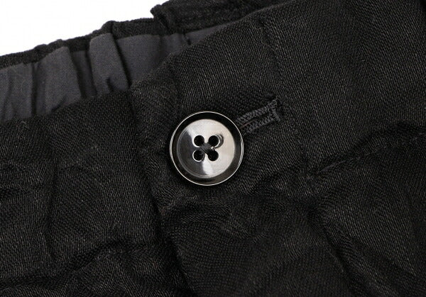 Y's for men Rayon Linen Washer Cargo Pants Black Size 3