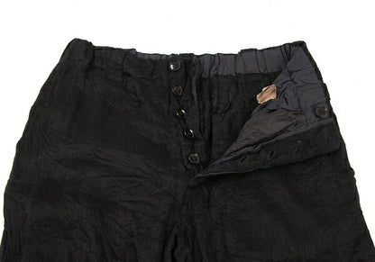 Y's for men Rayon Linen Washer Cargo Pants Black Size 3