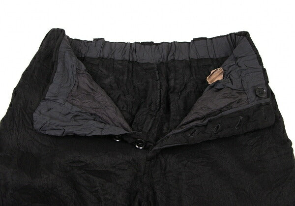 Y's for men Rayon Linen Washer Cargo Pants Black Size 3