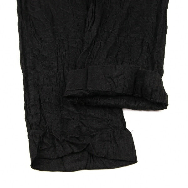 Y's for men Rayon Linen Washer Cargo Pants Black Size 3