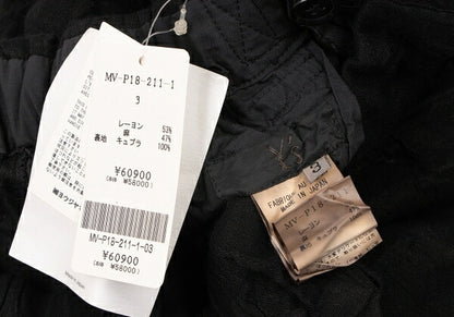 Y's for men Rayon Linen Washer Cargo Pants Black Size 3