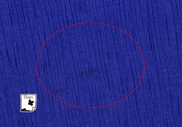 ISSEY MIYAKE MEN Poly Cotton Knit T-Shirt Blue Size 4