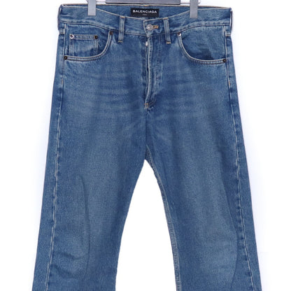 BALENCIAGA 17AW Button-Fly Denim Jeans Blue Size 31