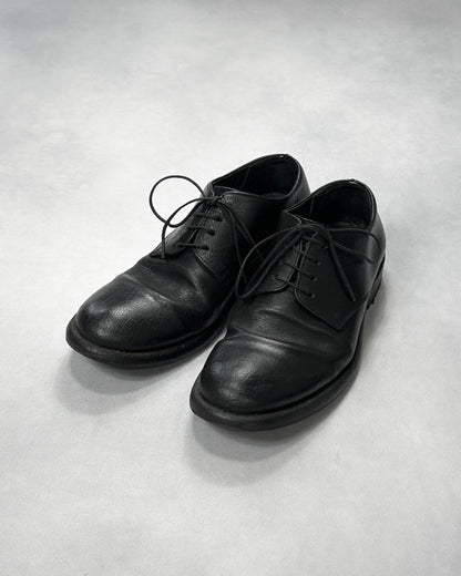 10sei0otto Cracked Leather Derby Shoes Size 10